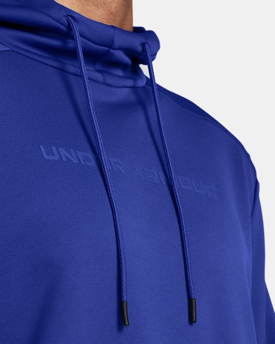 Men's Armour Fleece® Graphic Hoodie, Blue, pdpMainDesktop image number 3